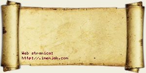 Zamfir Jaglikić vizit kartica